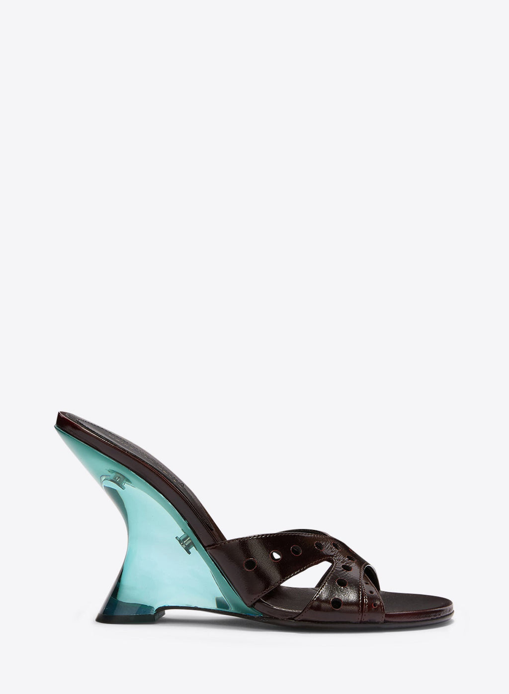 Open-Toe Leather Mules