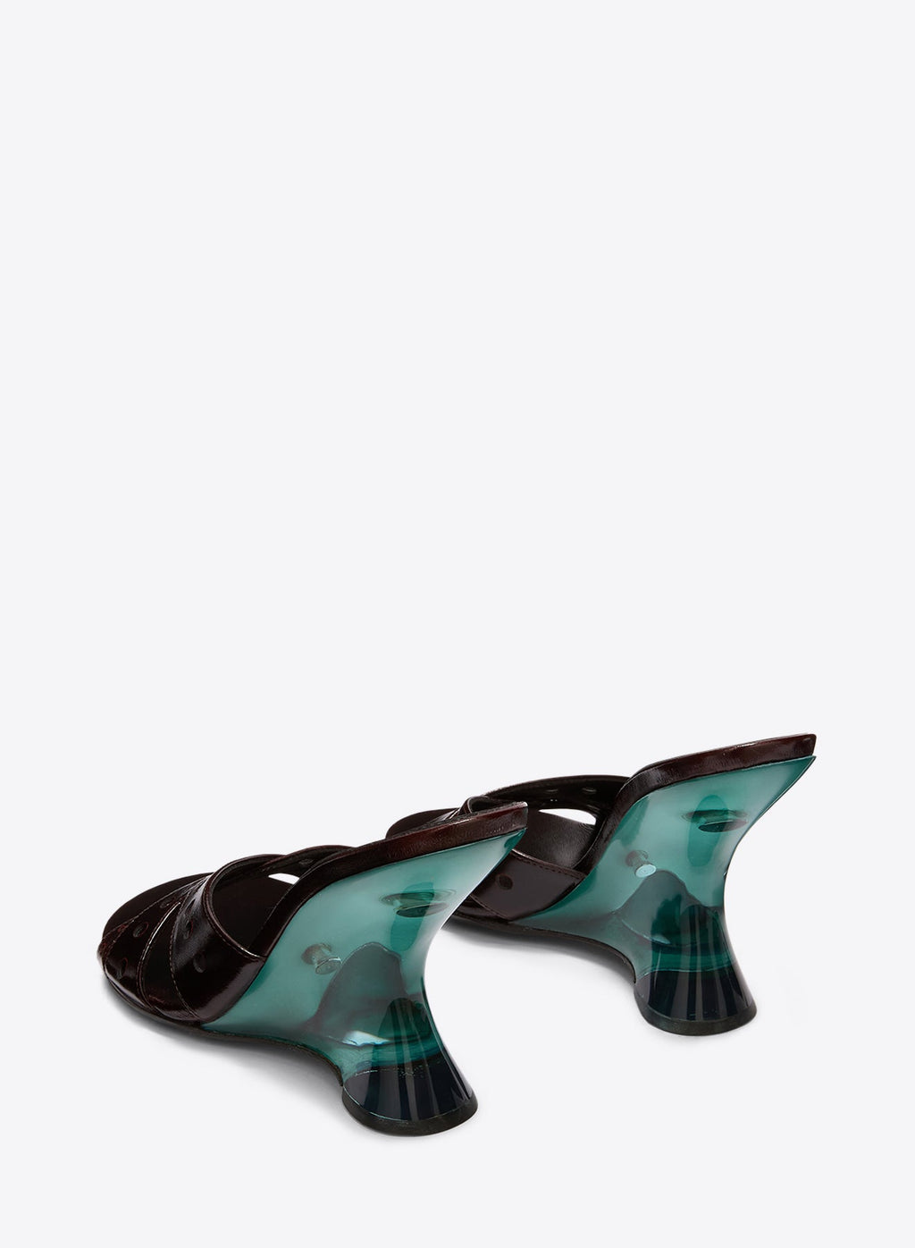 Open-Toe Leather Mules